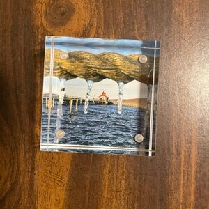 2” x 2” acrylic block of Seneca lake